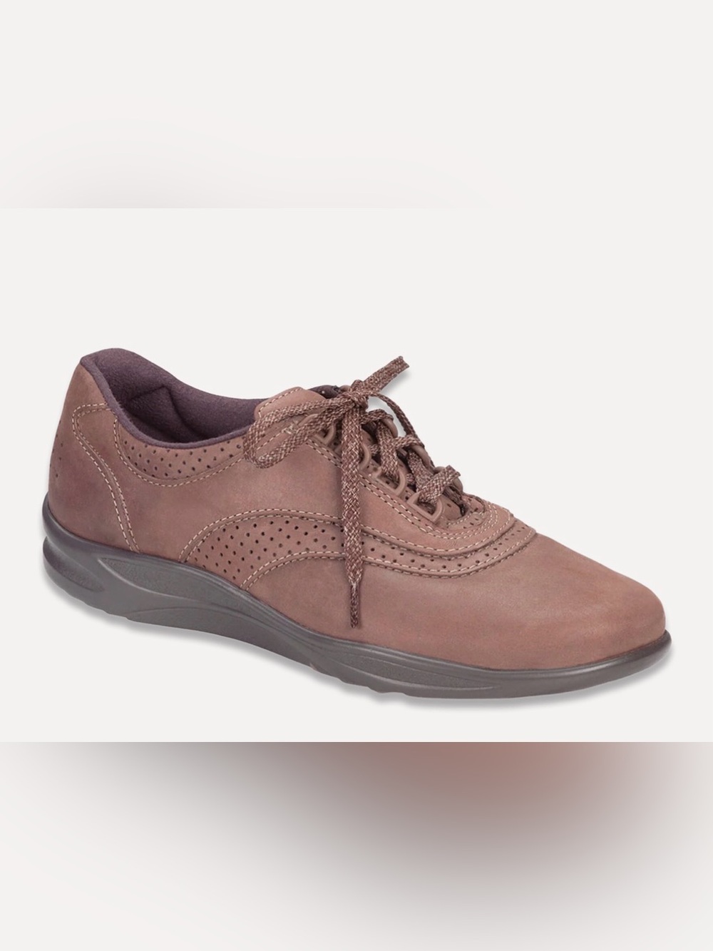SAS Walk Easy - Lace Up Walking Shoe Chocolate  IN COLOR SIZE 8 WW GENTLY USED